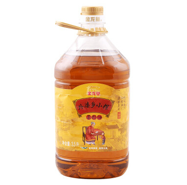 金龙鱼 外婆乡小榨菜籽油 3.5l/桶