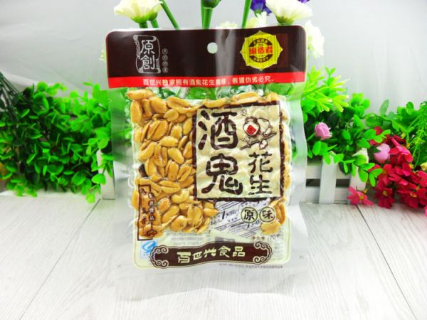 百世兴原创酒鬼花生原味70g*10袋