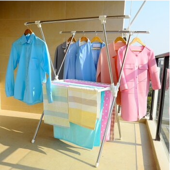 宝优妮 落地折叠晾衣服架 dq-0928