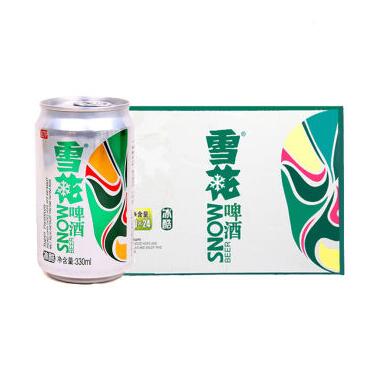 雪花啤酒(snowbeer 冰酷330ml*24听 整箱装