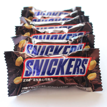 snickers 士力架 花生夹心巧克力 1000g