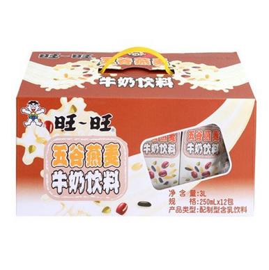 旺旺 五谷燕麦饮料 利乐装礼盒 250ml*12