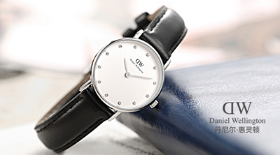 【含税&直邮】daniel wellington 丹尼尔·惠灵顿 "谢菲尔德"女款真皮