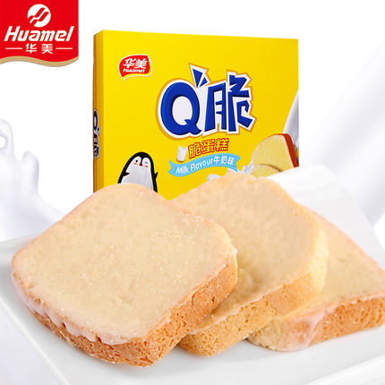 10点:华美食品 q脆面包干180g