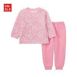 uniqlo 优衣库 婴儿压线长袖睡衣 181013