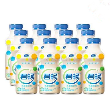 限地区 好价:君乐宝 君畅乳酸菌饮料原味 330ml*12