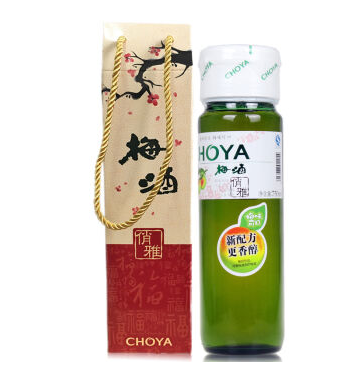 俏雅(choya)洋酒 梅酒750ml 礼盒装