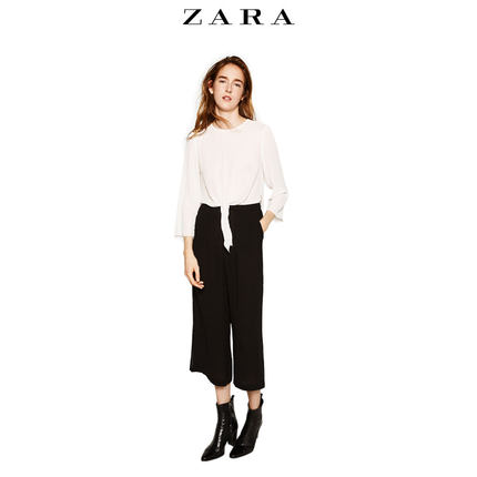 zara 女装正面结饰连体裤 08027294800