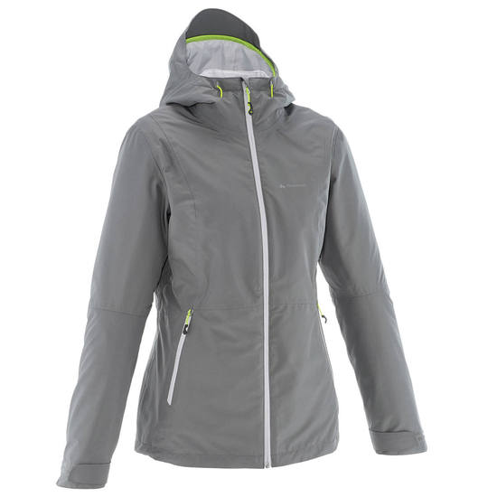 迪卡侬 女士三合一冲锋衣 quechua rainwarm 500