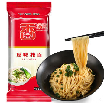 香满园 面条 拉面 原味挂面 900g*5件